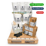 Job on Pallet - 2 Layer Epoxy Flooring Kit - Commando Coat 100X Per Sq Ft