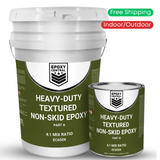 Industrial Heavy Duty Textured Non Skid Epoxy - 1 Gal - FREE SHIPPING