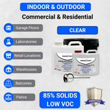 Polyaspartic Kit - Medium Broadcast Up to 500 SF - FREE SHIPPING