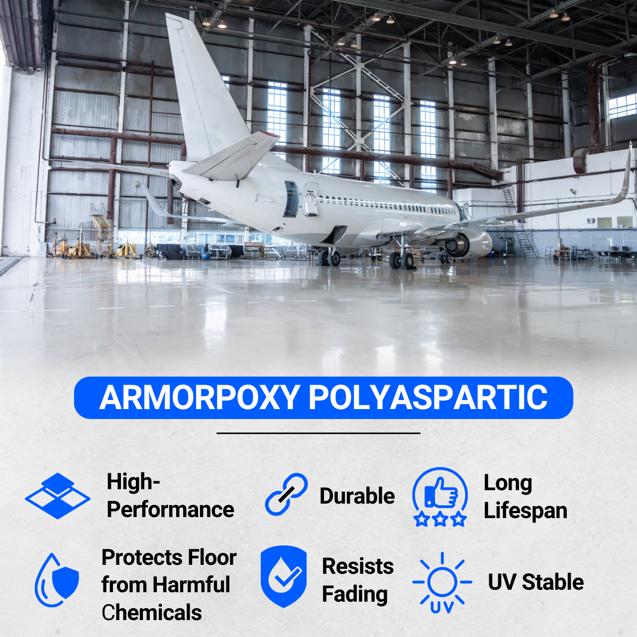 Polyaspartic Kit - Medium Broadcast Up to 500 SF - FREE SHIPPING