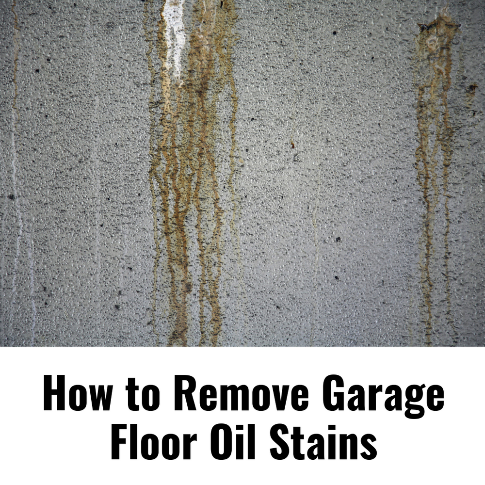 How to Remove Garage Floor Oil Stains - Epoxy Central