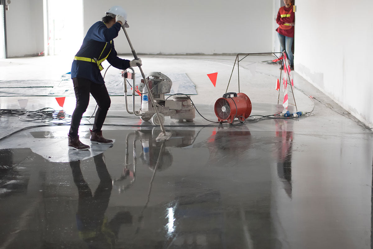 How to cheap clean concrete floors