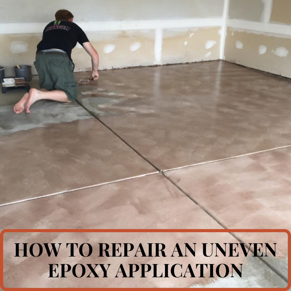 How to Repair An Uneven Epoxy Application Epoxy Central